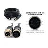 4 Pin Aviation Vehicle Camera Cable for Car Rear CCTV Video and Audio cable