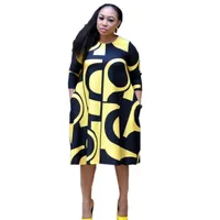 

Super Sizes African Women Clothing Dashiki Dress Fashion Print Cloth Plus Size Dresses 4xl Y11057