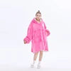 Wholesale Double Side Flannel With Sherpa Hoodie Comercio Al Por Mayor
