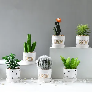 Image of cheap European creative simplicity succulent plants artificial plants for home decor