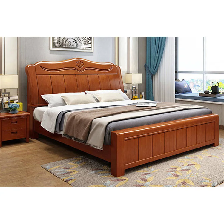 Modern Solid Wood Bedroom Furniture Set - Buy Bedroom Furniture Set,Modern Bedroom Sets,Solid
