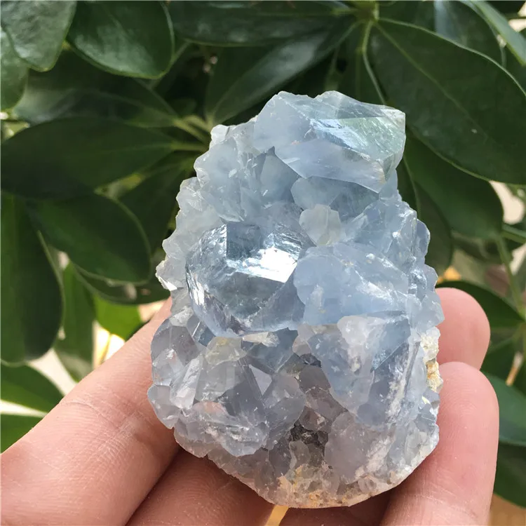 Cheap Clear Natural Blue Quartz With Geode Giant Crystal Cluster Buy
