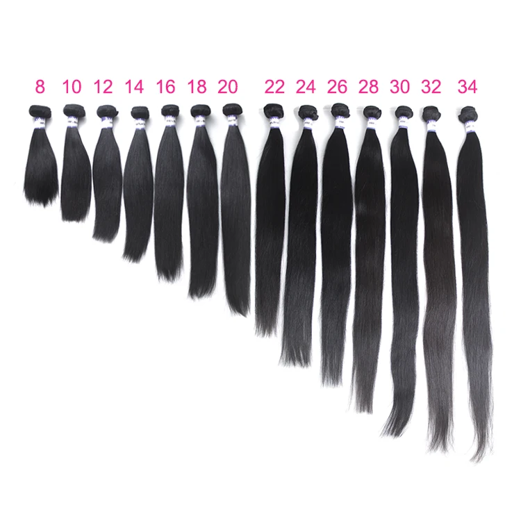 

Free Sample 2019 Dhgate Wholesale Raw Virgin cuticle aligned Brazilian Human Extension Vendors Mink Straight Hair BUndles, Natural color