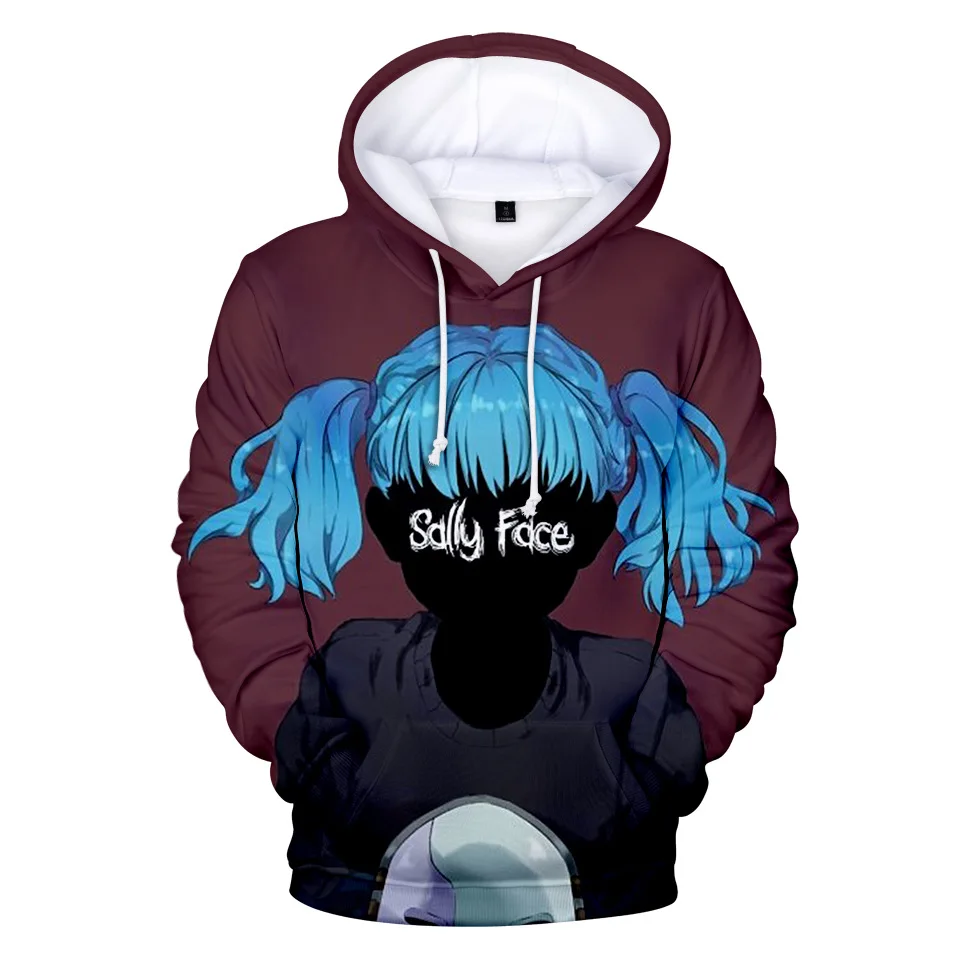 

Hot game sally face hoodie stock no moq 3d printed sally face hoodie wholesale printed 3d hoodie supplier from China, Csutomized