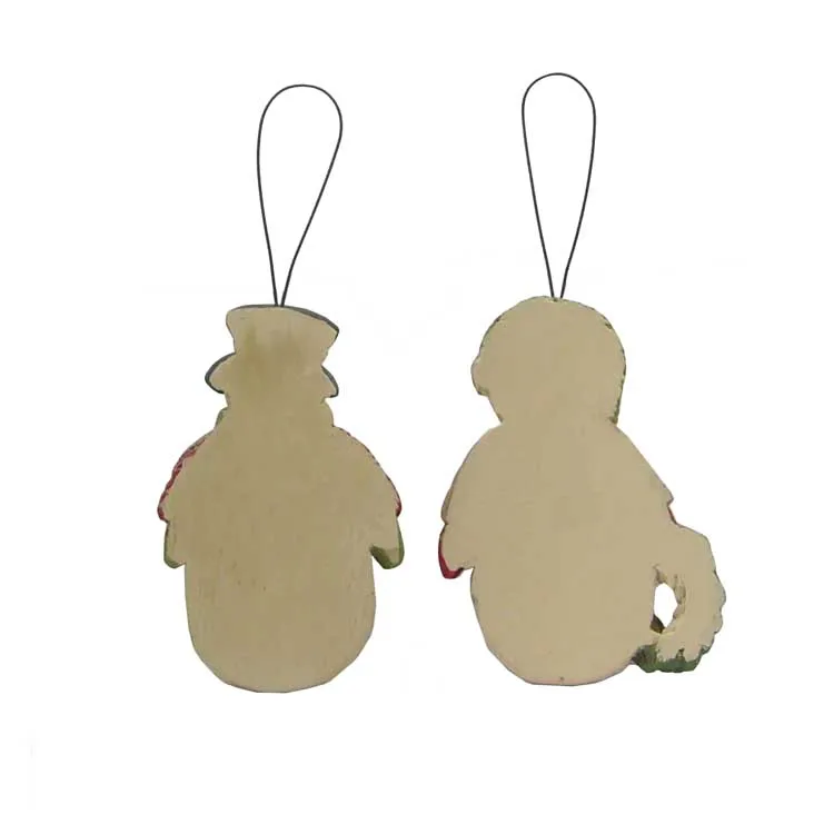Christmas snowman hanging ornament home decoration resin animal decoration statue craft