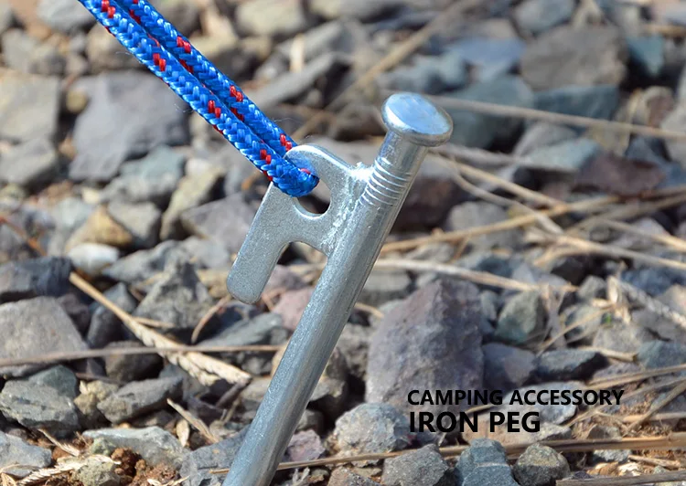 White Iron Camping 20 Cm In High Strength And Over Striking