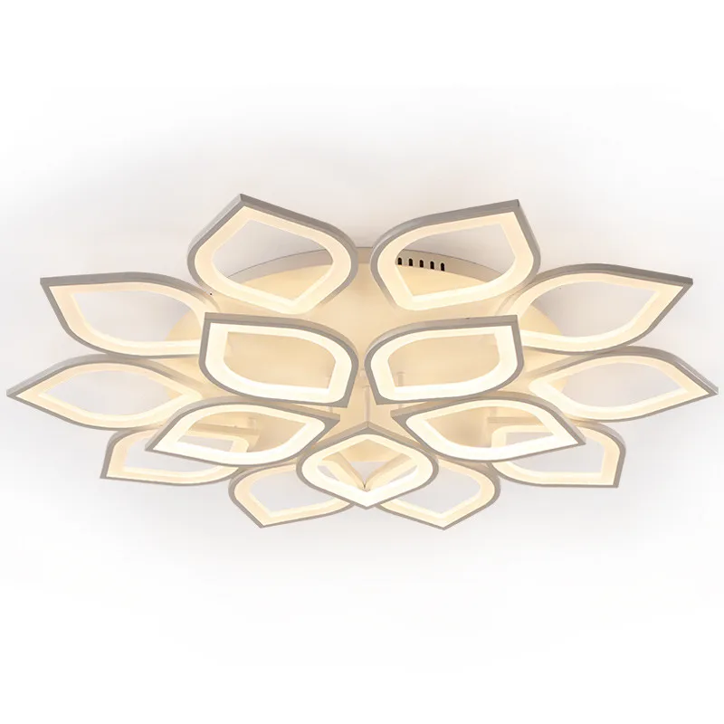 Creative modern lotus living room led ceiling light