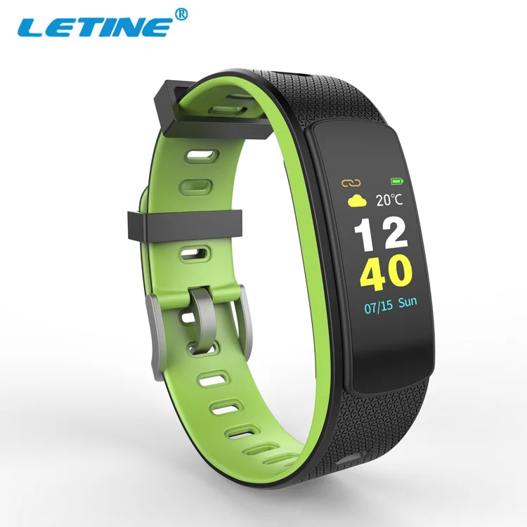 

2018 Fashion Silicon Custom Fit Bit Heart Rate Monitor Women Smart Bracelet