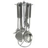 6 pieces stainless steel cooking set with rack kitchen cookware sets wine rack
