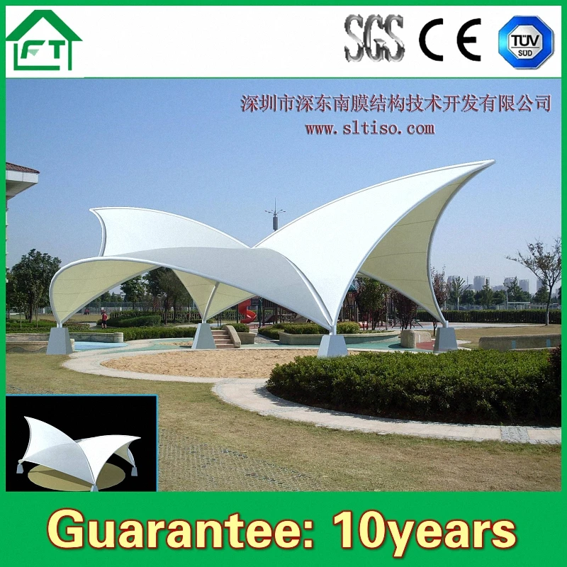 Waterproof Pvc Pvdf Ptfe Toll Station Fabric Tent Membrane Ceiling