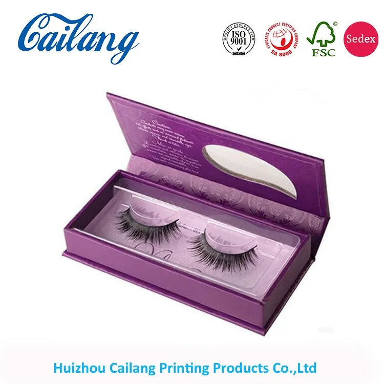Download Private Label Plain Clear Custom Empty Cardboard Eyelash Packaging Box - Buy Cardboard Eyelash ...