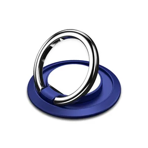 360 Degree Rotating Ring Holder POPs Socket Phone Finger Grip Ring Stand Holder Stent For Magnetic