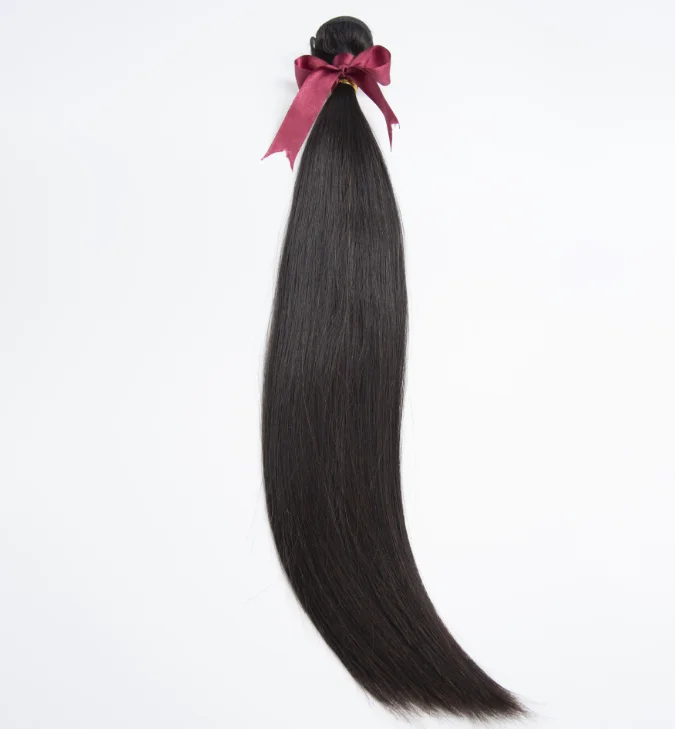 

free shipping factory price 10A 100g silky straight human hair bundles ,natural color double weaving hair with best quality, N/a