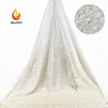 Elegant Spangle Sequin Fabric Embellished Tulle Mesh Embroidery Lace
