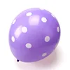 CE approved 12 inch purple white balloon