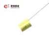 china safe lock pull zip aluminum cable lock for courier bags