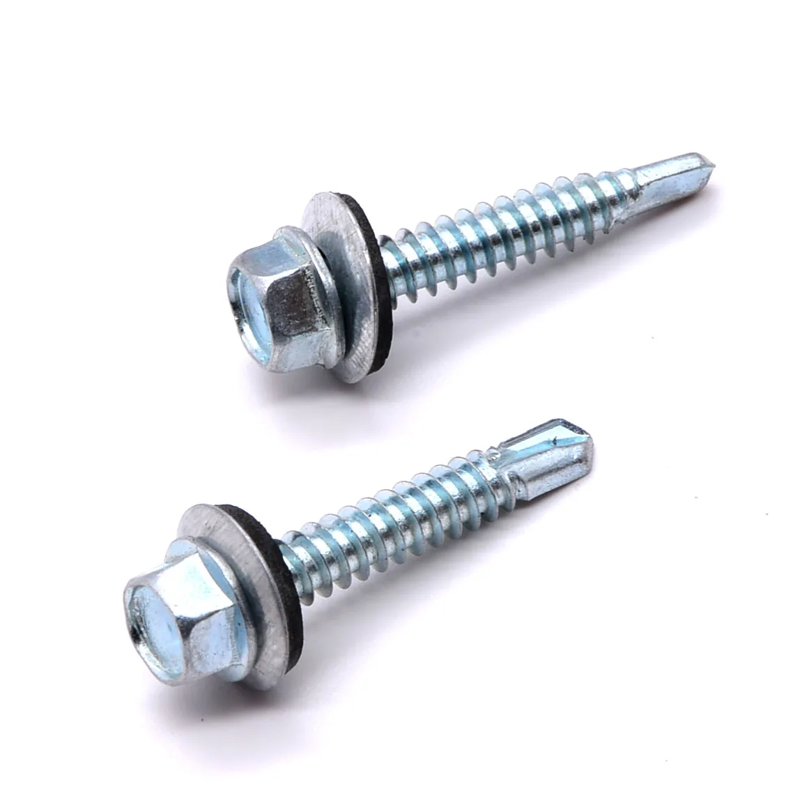 Galvanized Hex Self Drilling Screws Roofing Plating Color Hexagon Self Drilling Screw For Wood 