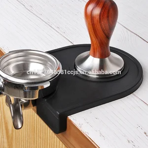 Image of Anti-slip Mat Espresso Latte Art Pen Tamper Tamping Holder Pad Coffeeware Tampers Safe Coffee Grind Silicone Mat Barista