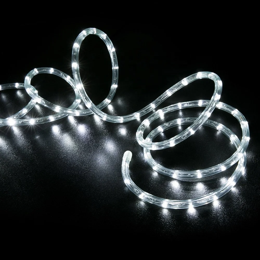 Wholesale 220V/110V 100M Christmas Decoration RGB Outdoor Waterproof Soft White LED Rope Light