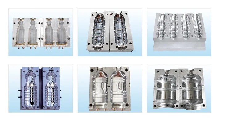 
2 cavity semi automatic blowmachine, High production PET blow moulding machine for kinds of PET plastic bottles 