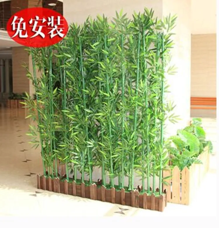 Cheap Green Bamboo Artificial Bamboo/fake Bamboo Plants For Decoration