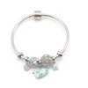 Factory price hot selling DIY fancy dolphin cute pig charm 925 sterling silver charm bracelet