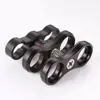 Best CNC facility Precision camera works Aluminum Dual Holes Ball Clamp Mount with competitive price
