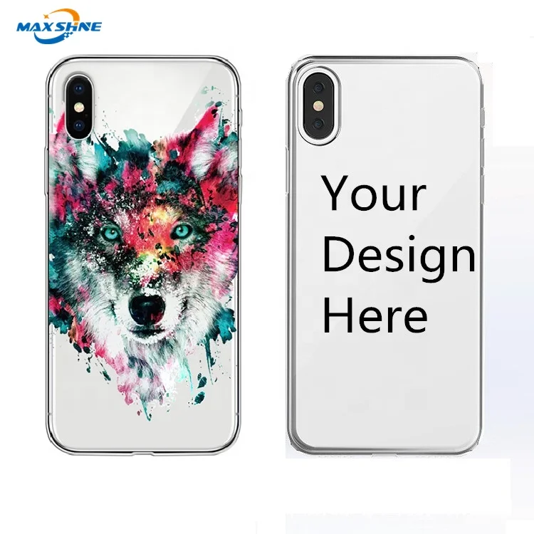 Maxshine custom phone case manufacturer Logo Customized for iphone case custom x xs xr xs max