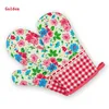 Golden Brand Best Selling Canvas Printed Cotton Oven Glove