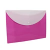 Legal size custom pp document file bag with button at the center for office