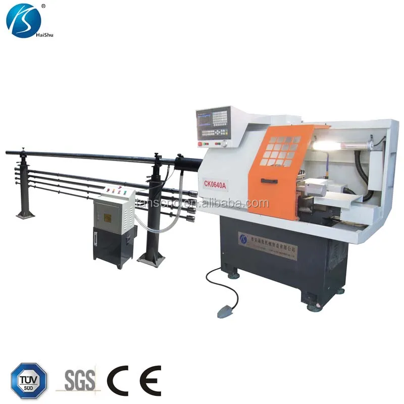 Mini Cnc Lathe With Cnc Lathe Bar Feeder For Sale Ck0640a Buy
