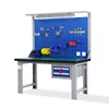 Industrial Workbench Mechanics Work Bench Electronic Work Table with Rack heavy duty workbench