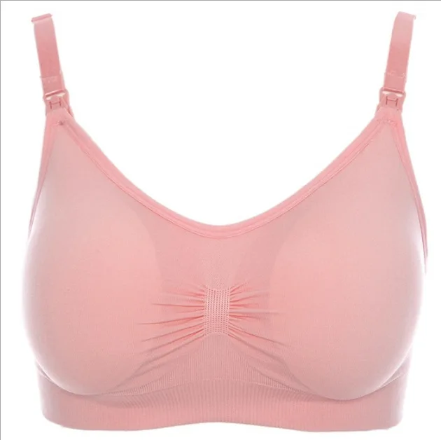 
S-XXL Full Cup Seamless Bralette Maternity Nursing Bras with Extra Bra Extenders & Clips 