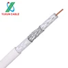 Low Loss 75 ohm RG6 3C-2V Coaxial Cable Best Price Tri Shield RG6 Satellite Cable