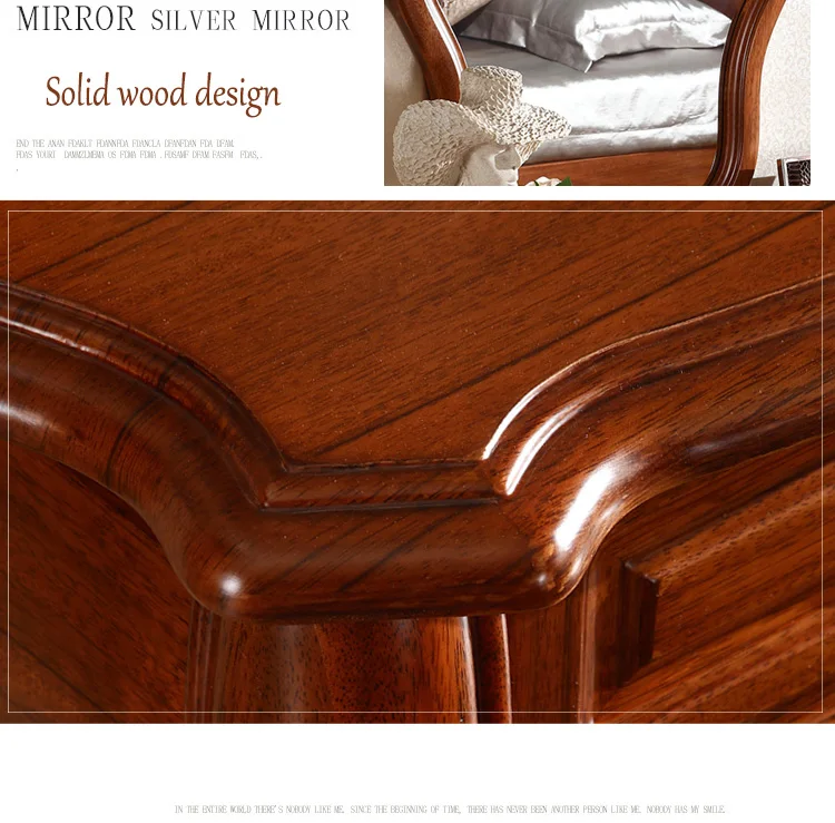 European mirror table antique bedroom dresser French furniture french dressing table o1183