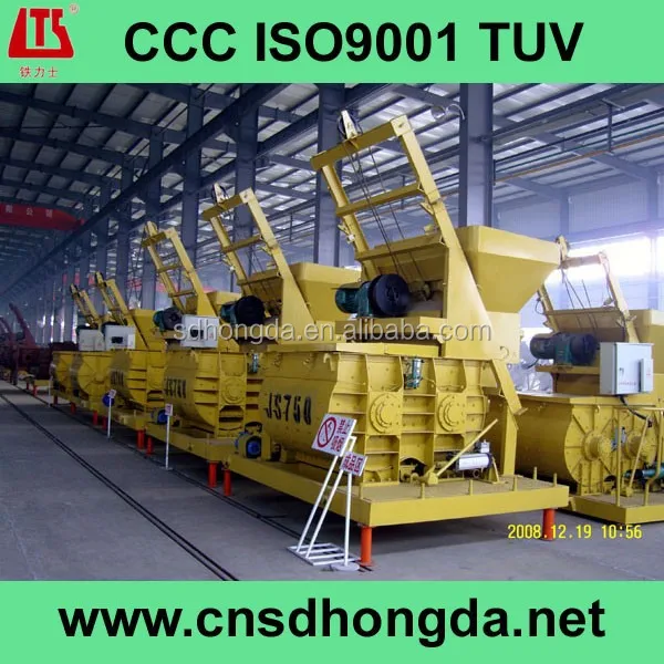 
CCC/ISO9001 Approved JS750 Mobile Concrete Mixer 