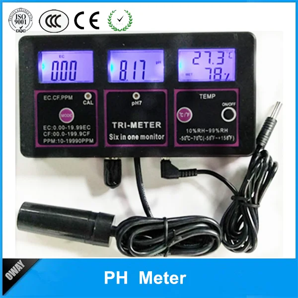 Water Tds Monitor Mini Ec Meter Inline Ph Temp Meter Buy Temp Ph Tds