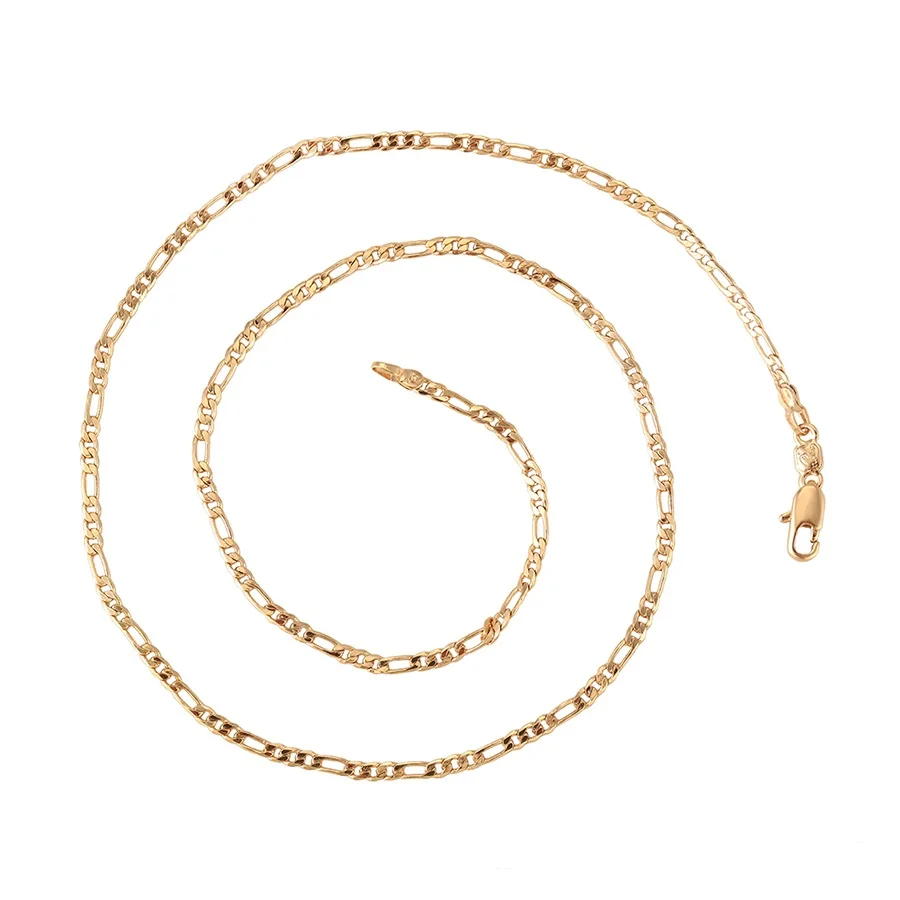 

43281 Xuping Jewelry Good Quality Copper Chain Necklaces with 18K Gold Plated