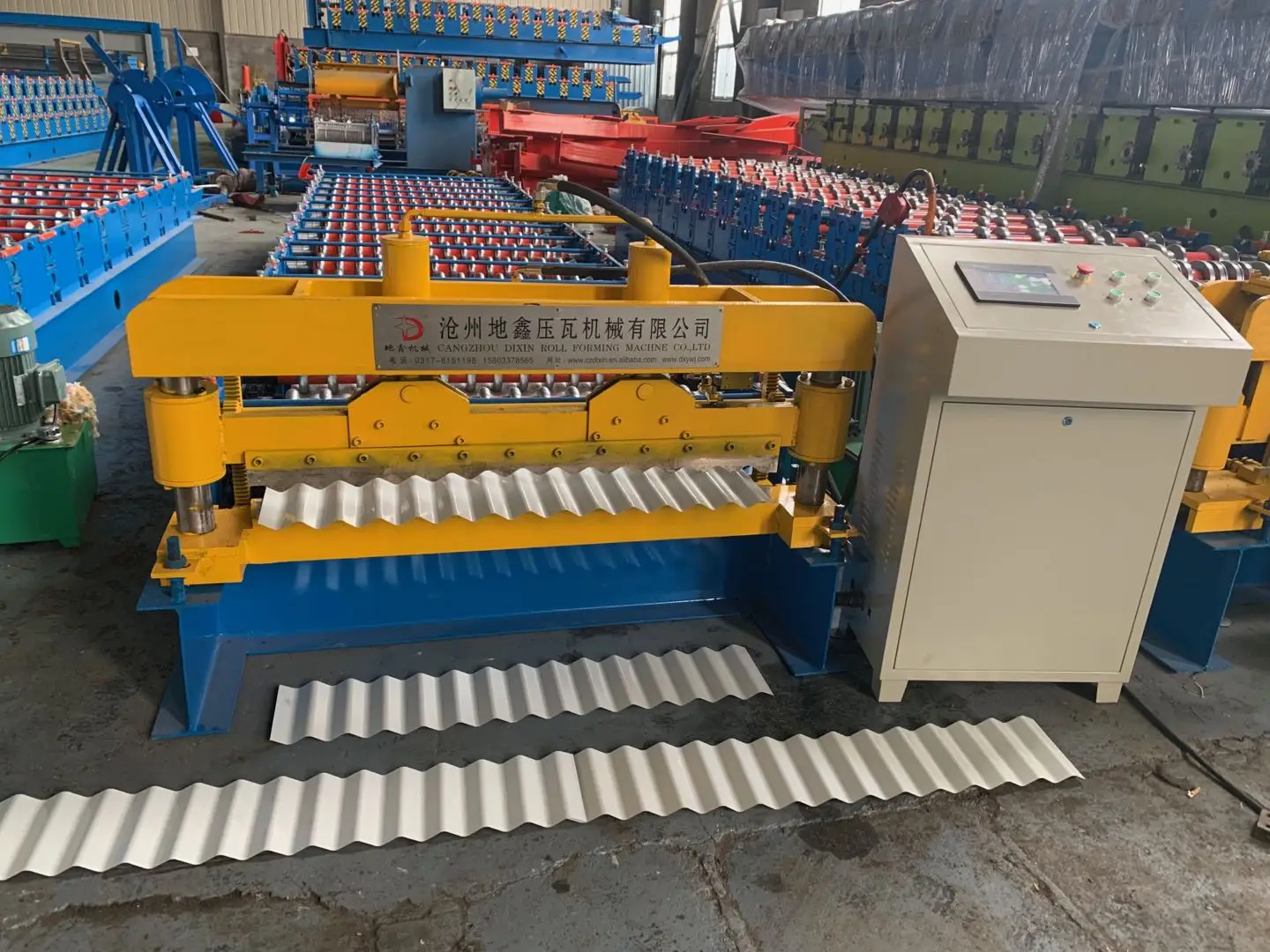 Metal Roofing Sheet Corrugating Sheet Roll Forming Making Machine Cold Galvanizing Line