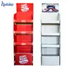 Promotional Portable Pos Cardboard Floor Display Stand,Retail Product Pop Cardboard Display Stand