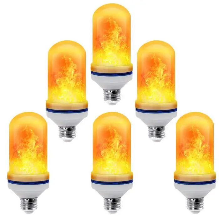 12V DC Led Bulb Price, Led Flickering Flame Bulb 12V with 4 Lighting Modes and Upside-Down Feature