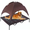 Private label outdoor metal frame cooling dog cot elevated pet bed