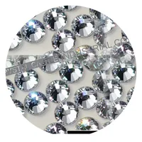 

Crystal Castle high quality 3mm shiny clear crystal flat back hotfix rhinestone transfer for gymnastics apparel