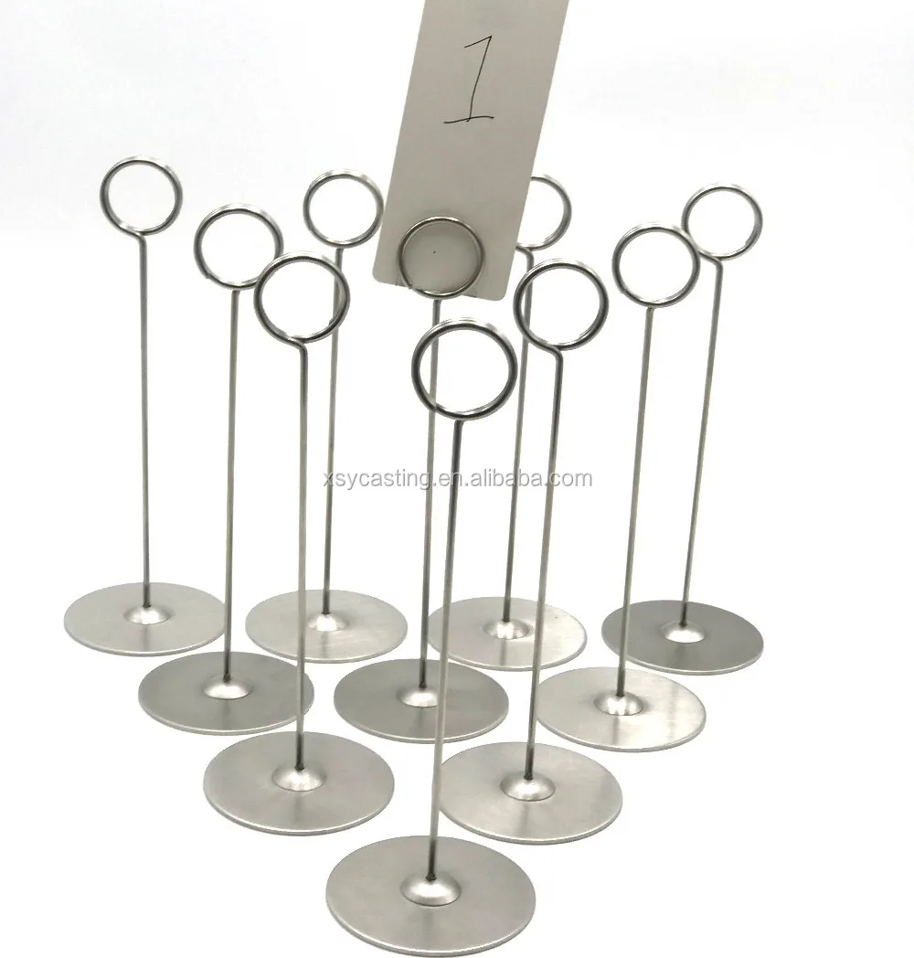 Custom Restaurant Stainless Steel Table Stand Menu Holder Buy Table