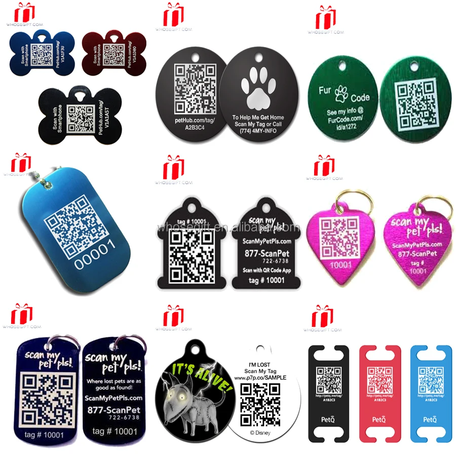 qr dog tag