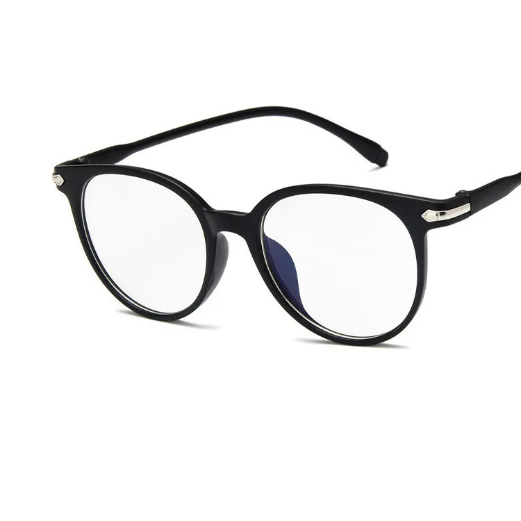 JH Wholesale Cheap Anti Blue Light Vintage Eyeglasses Round Plastic Eyes Protect Optical Frames 2019