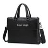 custom Super quality Soft eminent business executive PU leather briefcase for men