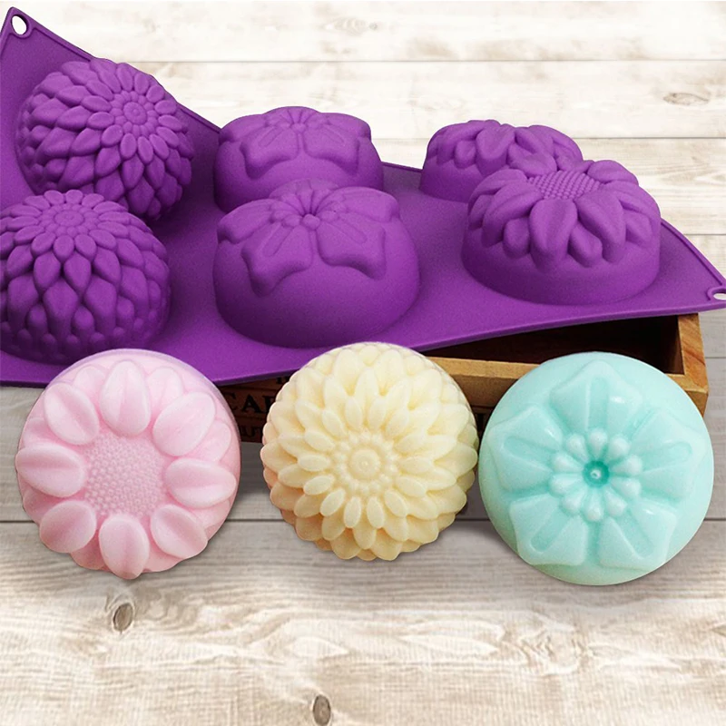 

Soap Making Moulds Cake Bakery Moon Cake Shape Silicone Molds, Custom