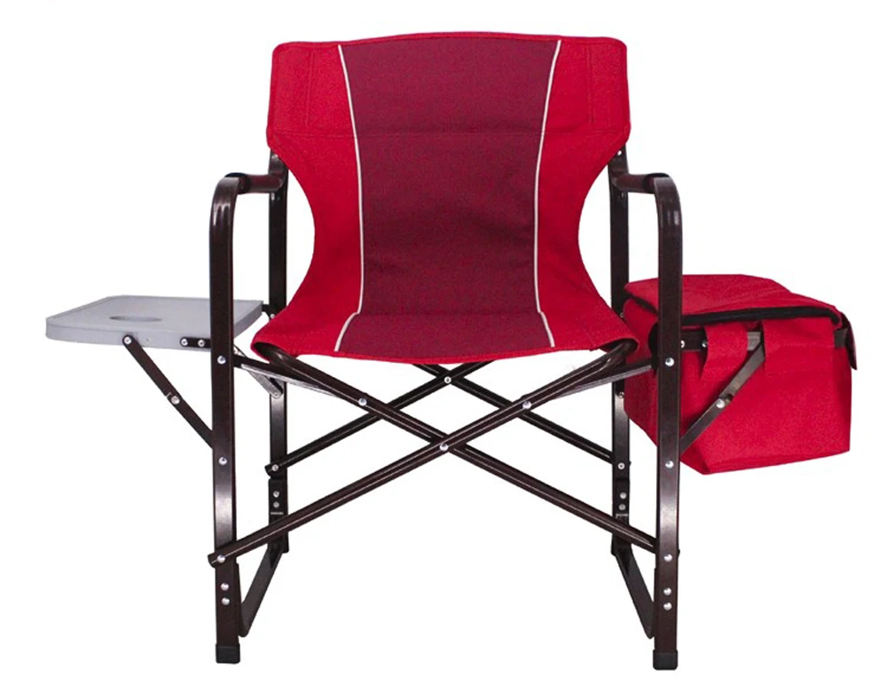 folding directors chair with side table