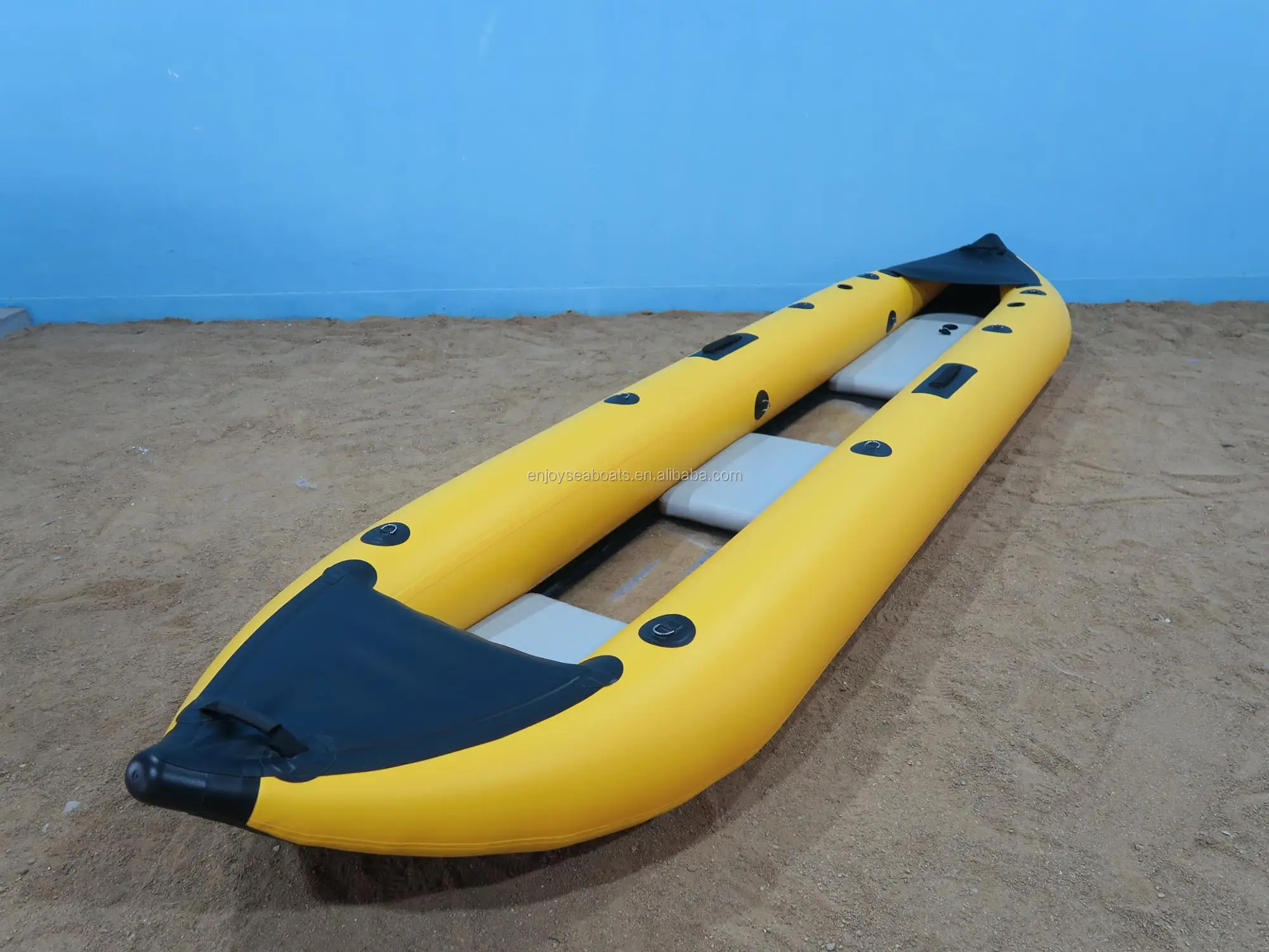 2 Person Clear Window View Kayak Inflatable Fishing Canoe! - Buy ...